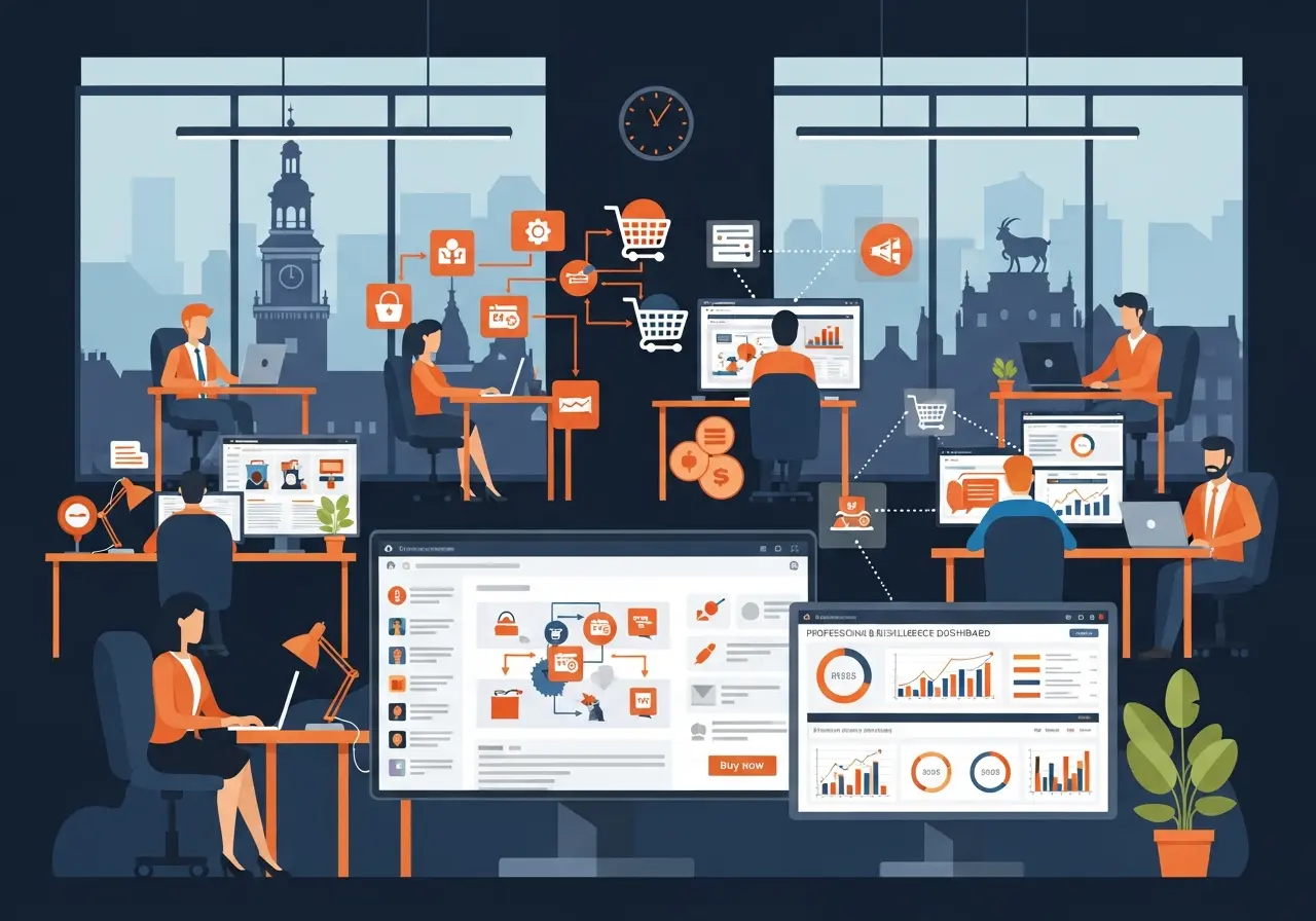 Widok miasta Poznań