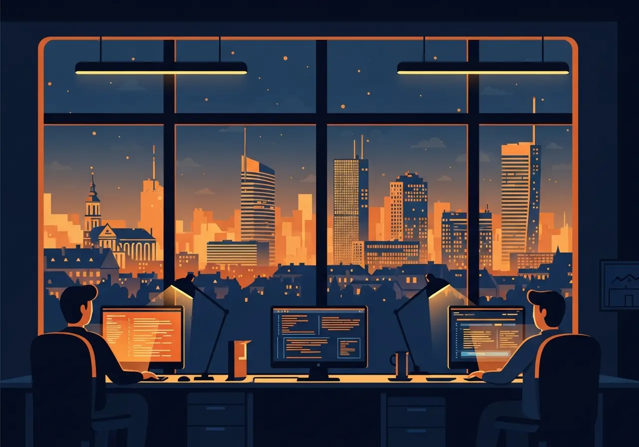 Widok miasta Rzeszów